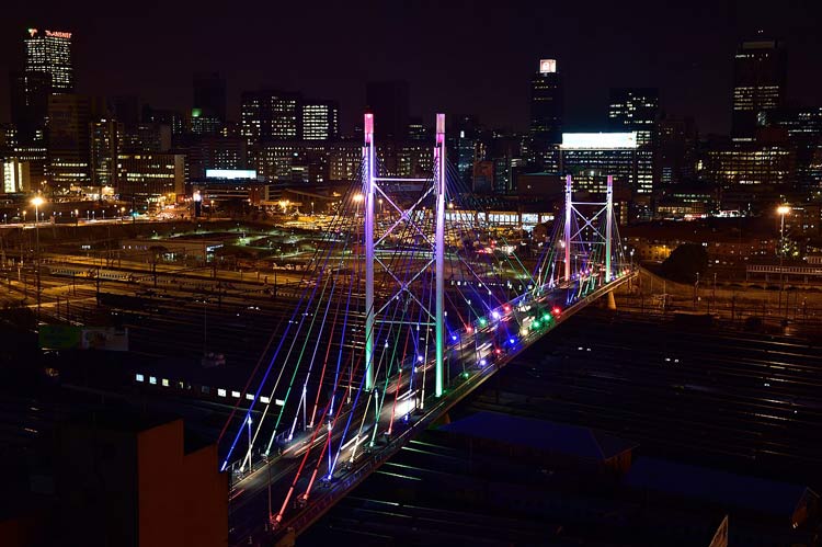 Nelson Mandela Bridge, Johannesburg