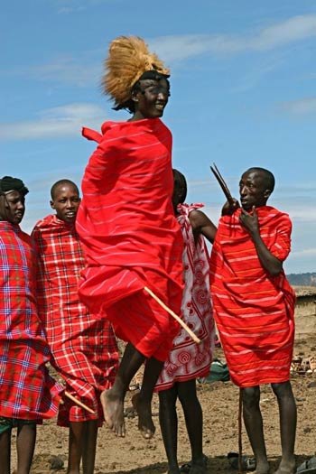Maasai people, warriors