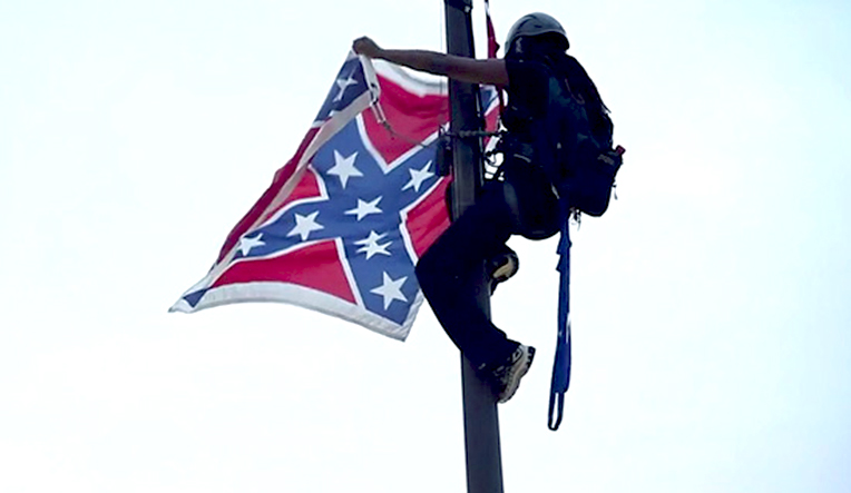 Bree Newsome takes down SC Confederate Flag