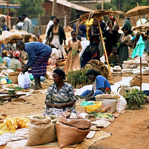 Marketplace in Ethiopia