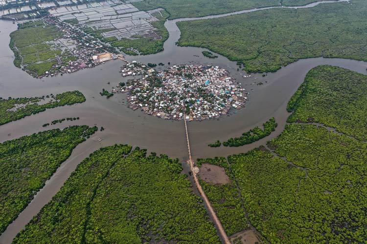 Fishermen village, India